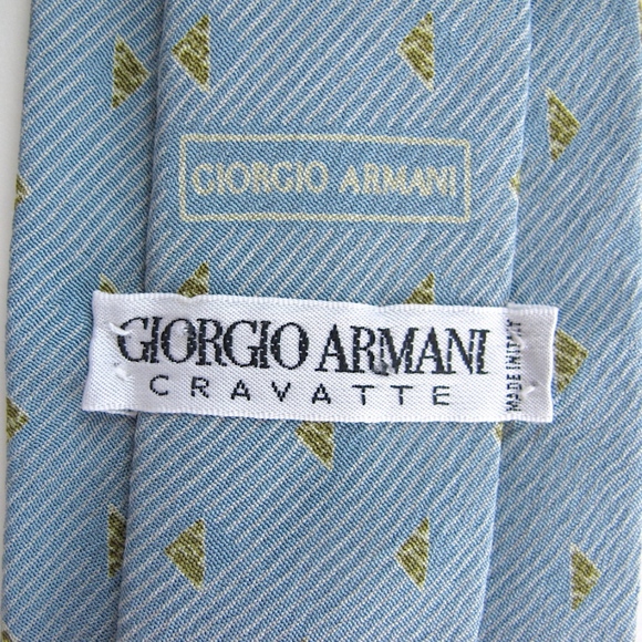 Giorgio Armani Other - Giorgio Armani Light Blue Silk Tie Made in Italy